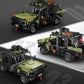 Mould King 20042 Military Off-Road Vehicle Building Set, App & Remote Control Off-Road Car Building Blocks Set, Collectible Military Truck Model Kit