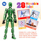 GAOFBA ?Assembly Required??Shoulder Armor Upgrade? 10pcs Lucky 13 Action Figures, Dummy Titan 13 Action Figures, Multi-Jointed Movable?with 3