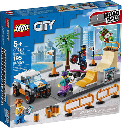 LEGO City Skate Park 60290 Building Kit; Cool Building Toy for Kids, New 2021 (195 Pieces)