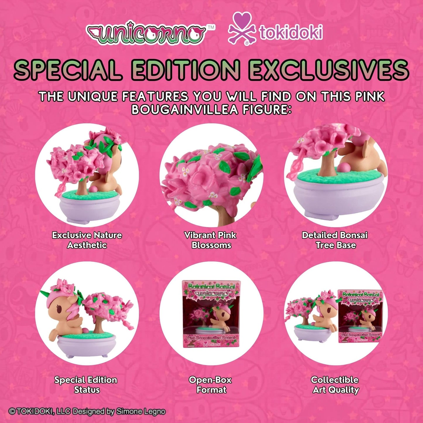 tokidoki™ Botanical Bonsai Unicorno™ Special Edition - Open-Box Mystery Figure Collectible Art for Kids Age 8+ and Adults - Small 2.75 Inch Vinyl