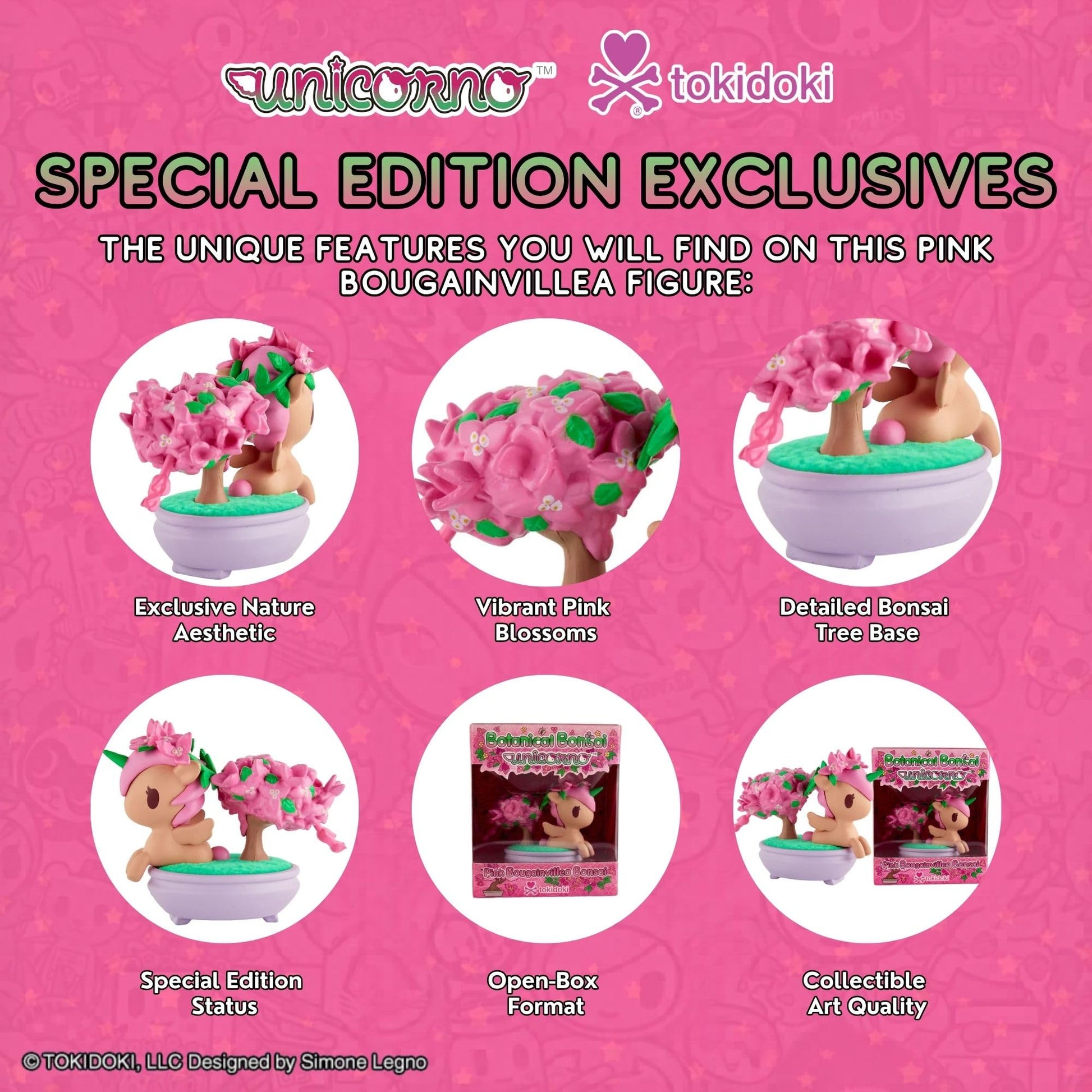 tokidoki™ Botanical Bonsai Unicorno™ Special Edition - Open-Box Mystery Figure Collectible Art for Kids Age 8+ and Adults - Small 2.75 Inch Vinyl