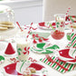 Unique Peppermint Christmas Disposable Tablecover
