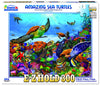 White Mountain 300 Piece Jigsaw Puzzle Fun Ocean, Amazing Sea Turtles