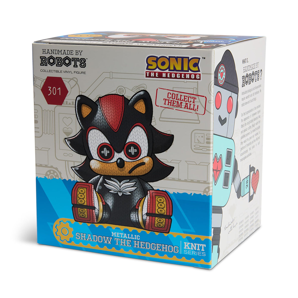 Handmade by Robots - Sonic The Hedgehog - Shadow #301 (Metallic)