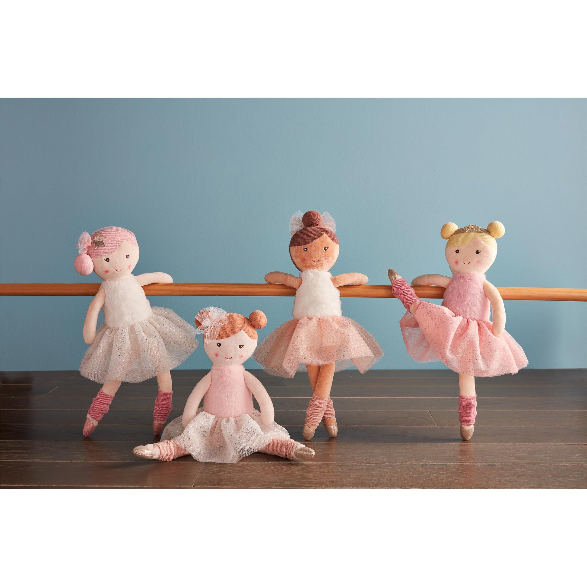 Mud Pie Ballerina Doll, Brunette, 16"