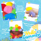 Jnnzzggu 100PCS Reusable Water Balls,Outdoor Water Balloons for Kids,Water Games Toys Sponge Soaker Ball for Boys,Girls,Summer Backyard,Pool Party,Fun