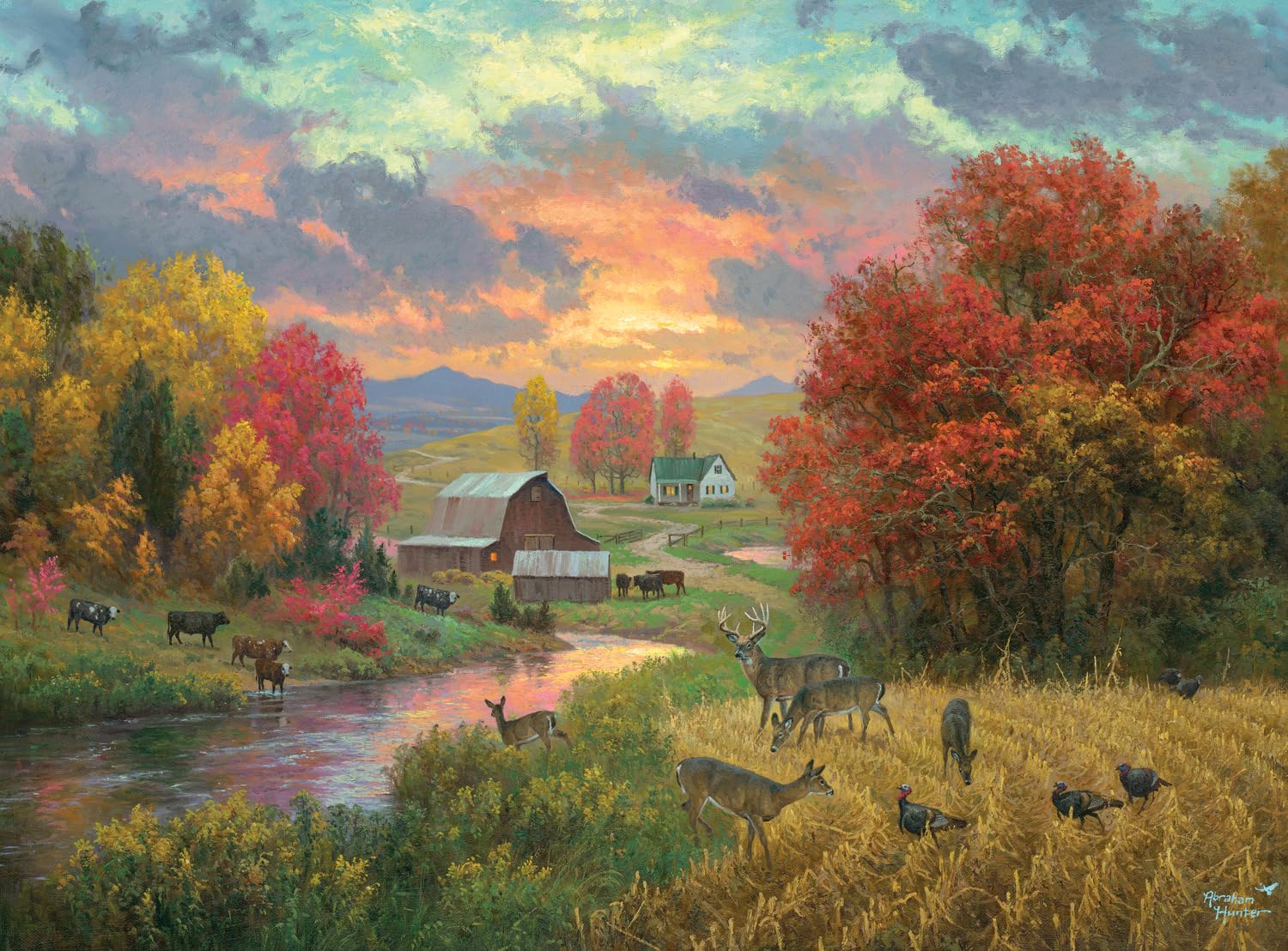 Buffalo Games - Golden Retreat - 1000 Piece Jigsaw Puzzle for Adults