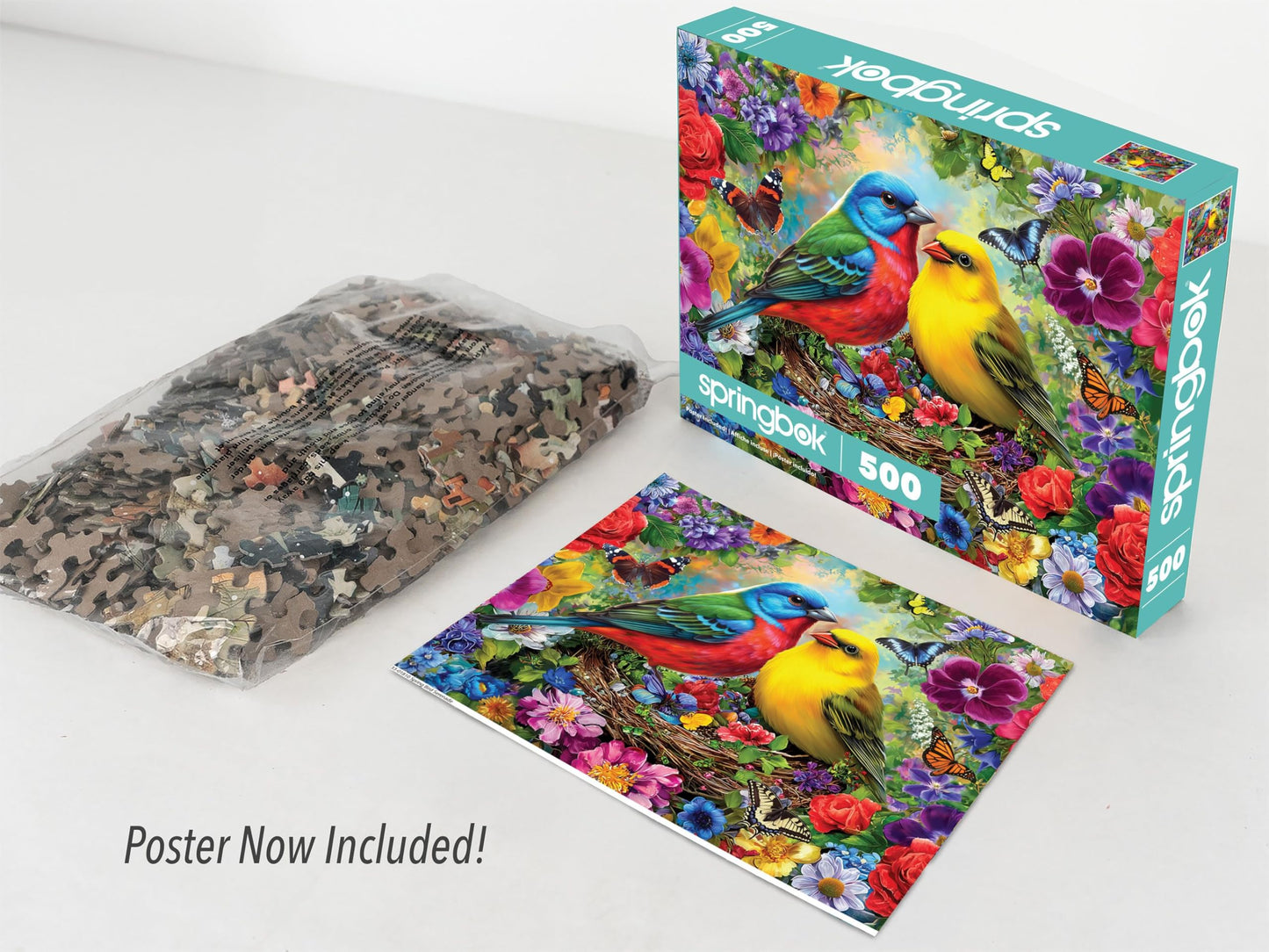Springbok Spring Birds Serenade 500 Piece Jigsaw Puzzle for Adults