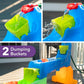 Simplay3 Rushing River Falls Multi-Level Outdoor Water Play Table, Expandable Splash Table for Toddlers and Kids Ages 1.5 to 6 - Includes 9