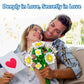 Daisy Building Set with Vase Compatible with Lego, 541PCS Flower Bouquet Building Sets for Adults, Artificial Flowers for Home Decor, Christmas