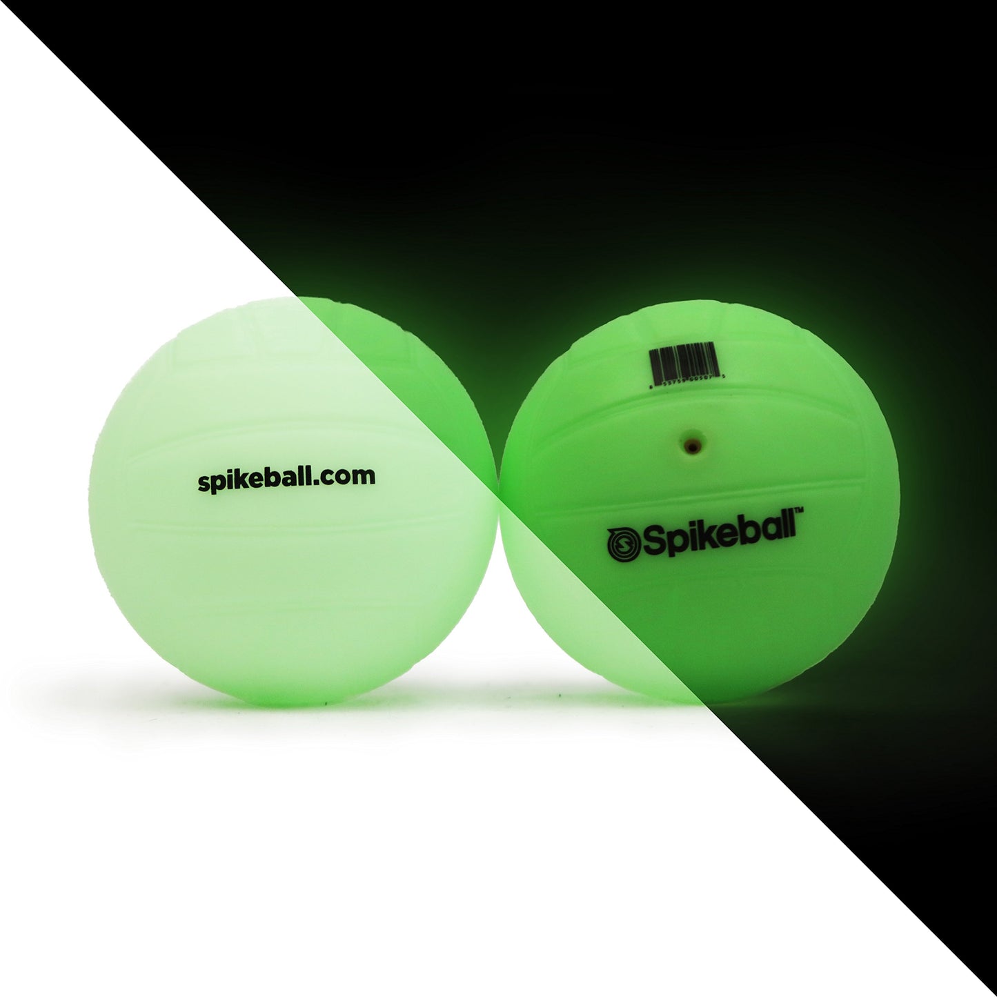 Spikeball Glow in The Dark Balls (2 Pack), Replacement, Play After Dark