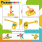 PicassoTiles 115 Piece Building Blocks Set Kids STEM Toy Construction Engineering Sensory Toys Kit Block Children Early Education Playset with FREE