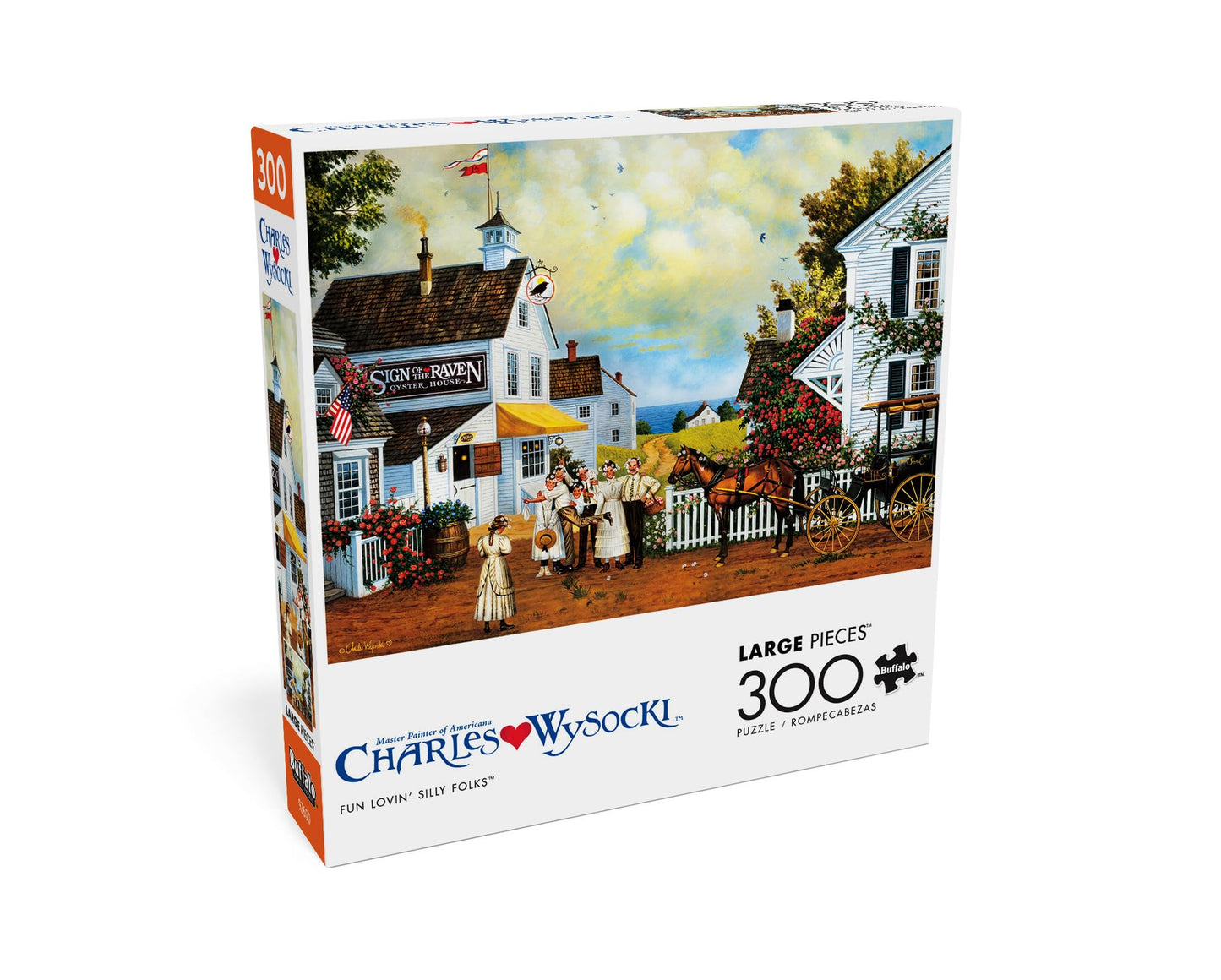 Buffalo Games - Charles Wysocki - Fun Lovin' Silly Folks - 300 Piece Puzzle