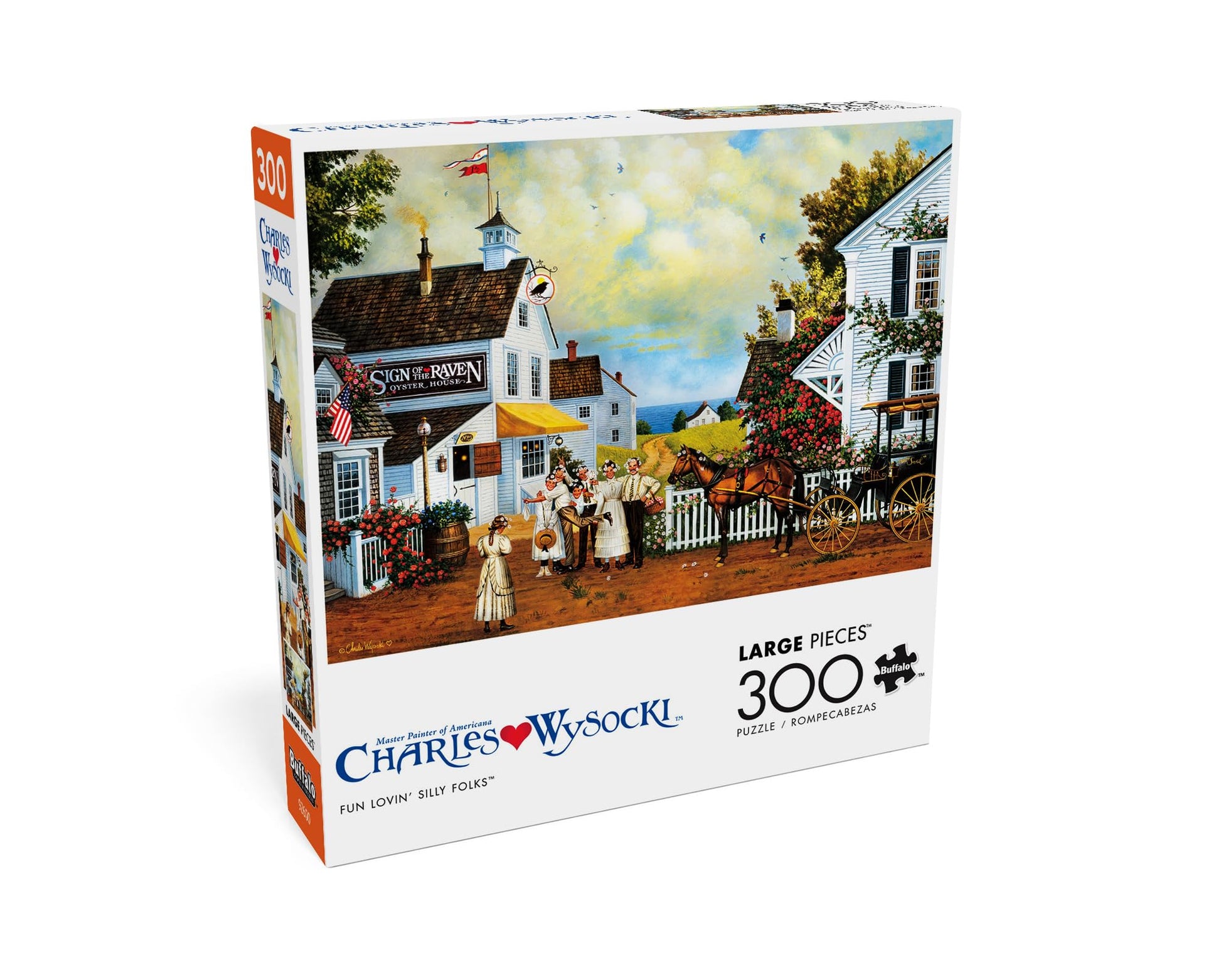 Buffalo Games - Charles Wysocki - Fun Lovin' Silly Folks - 300 Piece Puzzle
