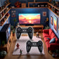 Black Dollhouse Model Gamepad Model Gamepad Dollhouse Wireless Game Controller Decoration 1:12 Decor Accessories