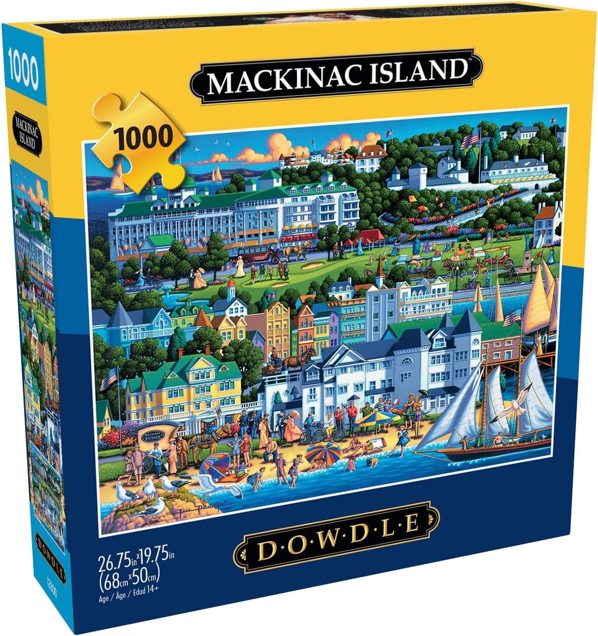 Buffalo Games - Eric Dowdle Mackinac Island - 1000 Piece Puzzle for Adults
