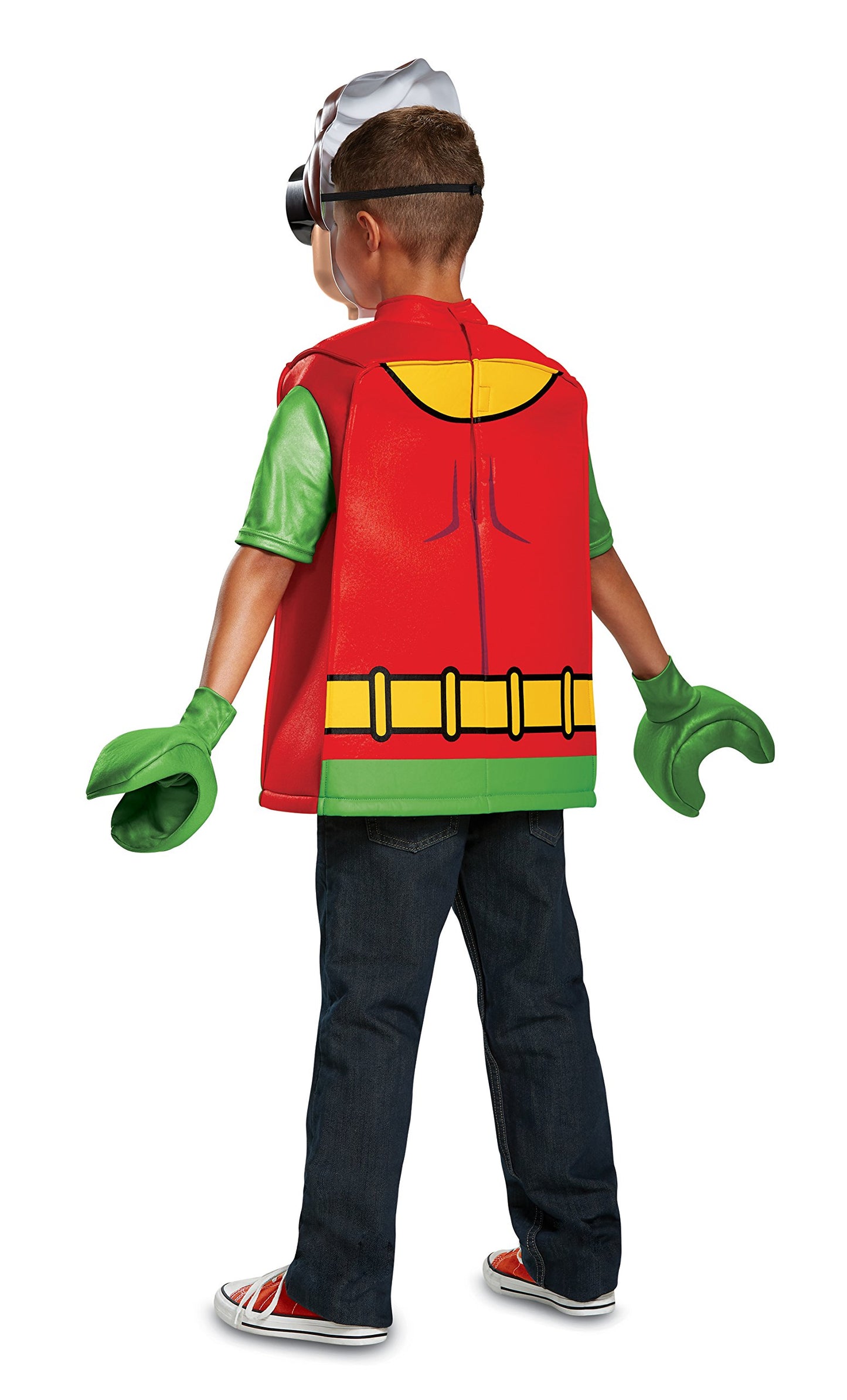 Disguise Robin Classic Child Costume, Red, Medium/(7-8)