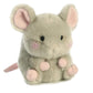 Aurora® Playful Rolly Pet™ Frisk Mouse™ Stuffed Animal - Compact Size for On-the-Go Fun - for Adults, Kids, Birthdays, and Anniversaries - Gray 5
