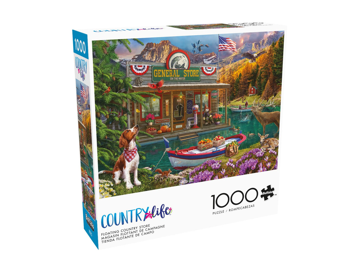 Buffalo Games - Floating Country Store - 1000 Piece Puzzle for Adults