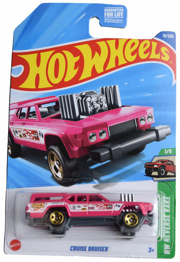 Hot Wheels Cruise Bruiser, HW Reverse Rake 1/5 [Pink] 91/250