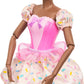 Barbie in the Nutcracker Land of Sweets Ballerina with Tutu and Candy Themed Accessories, Nikki