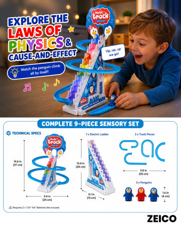 ZEICO 120PCS Magnetic Tiles - STEM Educational Building Toys for Kids - Learning & Sensory Construction Set - Montessori