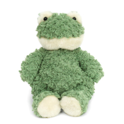 MON AMI Frankie The Frog 12-Inch Stuffed Animal, Soft Green Frog Plush Toy