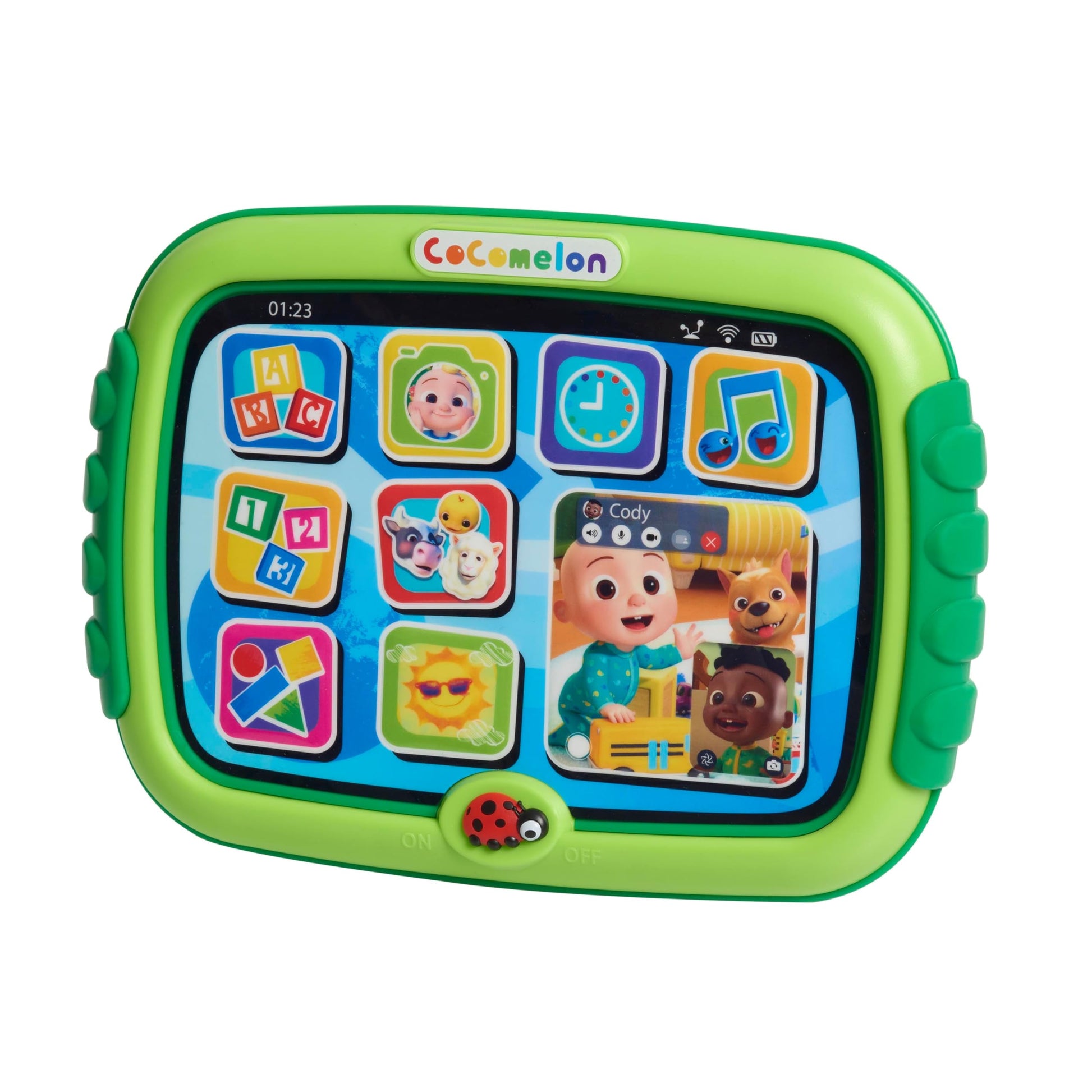 CoComelon Learning Tablet, 60+ Learning Phrases, Sing-Along to the “The Alphabet Song", Kids Toys for Ages 18 Month by Just Play
