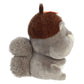Aurora Festive Holiday Life in A Nutshell Squirrel Stuffed Animal - Seasonal Cheer - Heartwarming Gifts - Gray 8 Inches