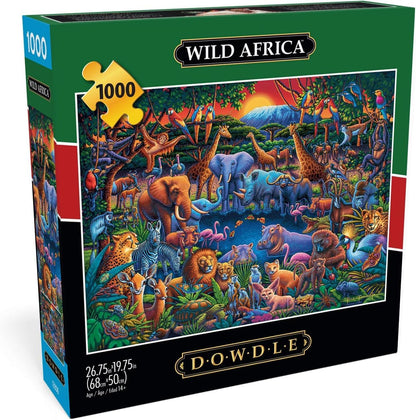 Buffalo Games - Eric Dowdle Wild Africa - 1000 Piece Puzzle for Adults