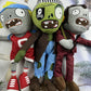 JHESAO 3 PCS Plants and Zombies Plush Toy Zombies Sets Football, Sport Plushies 1 2 Stuffed Soft Pirate Doll, Guitar PVZ Plushies Figure Doll New