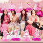 21st Birthday Decorations Pink 21st Birthday Decorations for Her 21 st Champagne Wine Centerpieces for Table