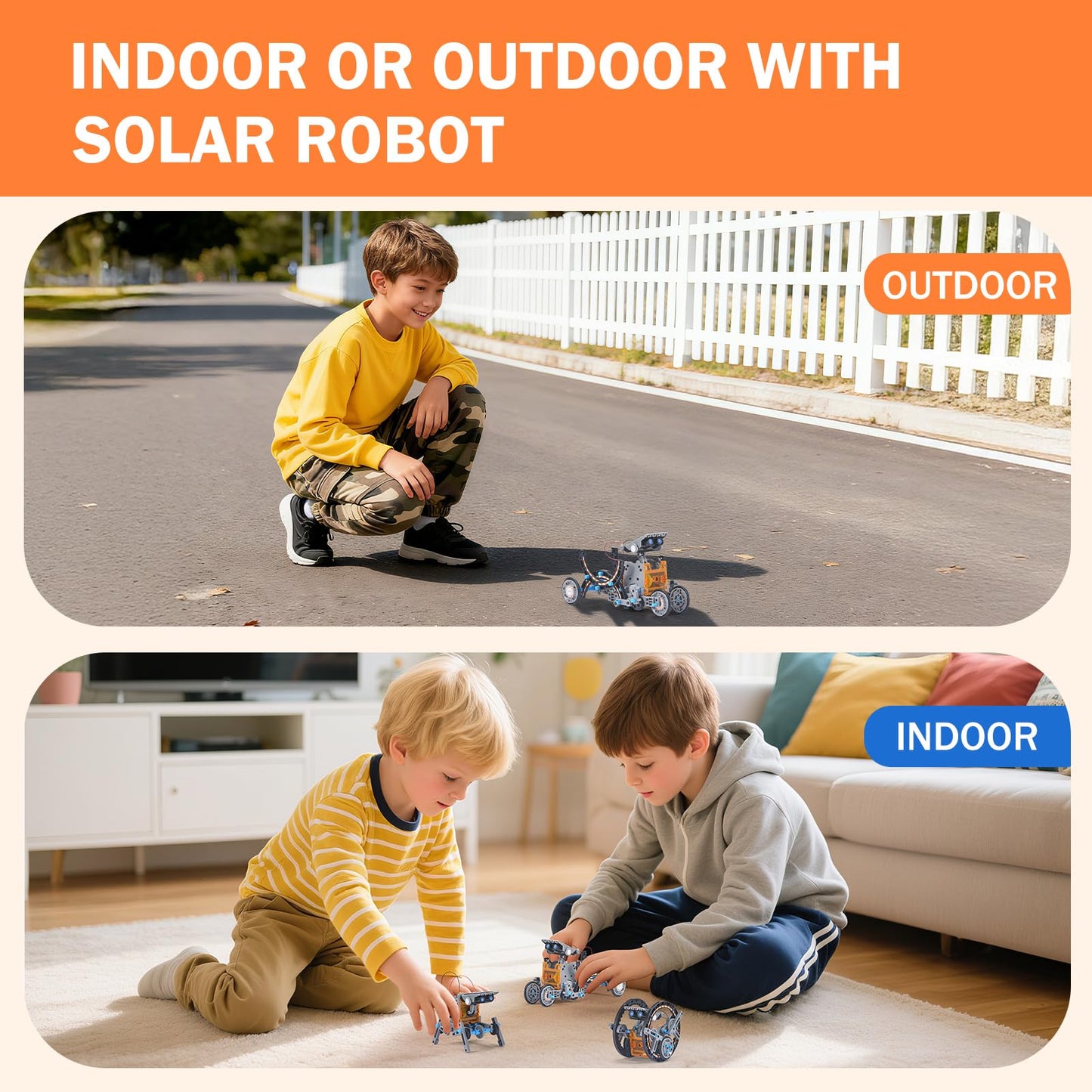 12-in-1 Solar Robot Kit for Kids Age 8-12, STEM Educational Solar Power Robotic Toys Gifts for Kids, DIY Science Building Experiments Kit Christmas