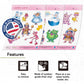Desert Cactus Candy Land Sticker - 22 Candyland Sticker Vinyl Decal Laptop Water Bottle Car Scrapbook 12x10 Sheet Decorations Birthday Favor Party