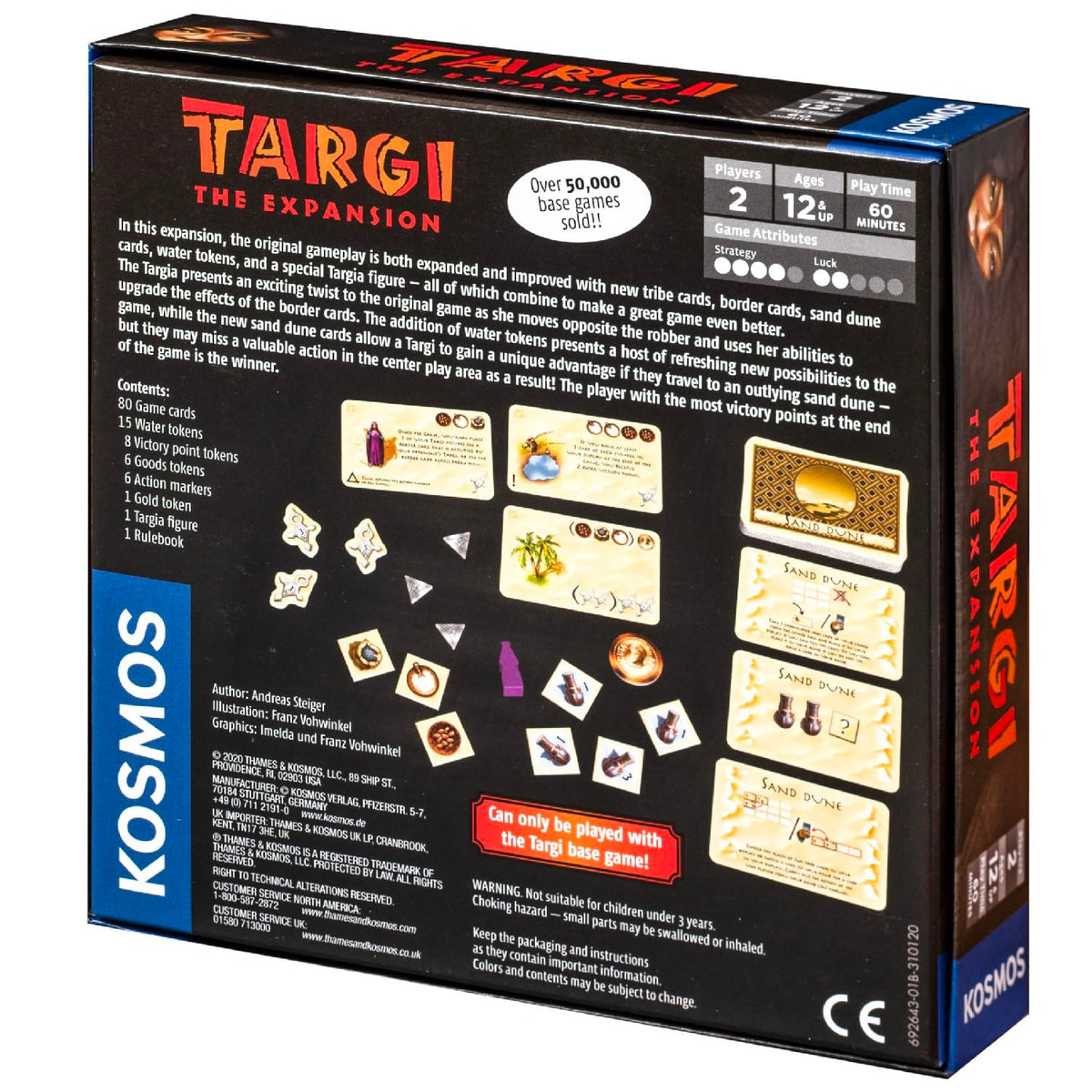 Kosmos Targi Expansion | Two-Player Strategy Board Game
