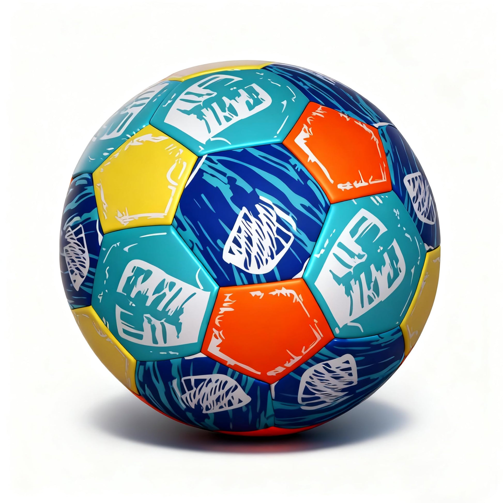 Chastep Beach Ball Size 5 for Pool and Water Play Waterproof Beach Soccer Ball with Neoprene Cover, Soft and Safe for All Ages, Outdoor and Indoor