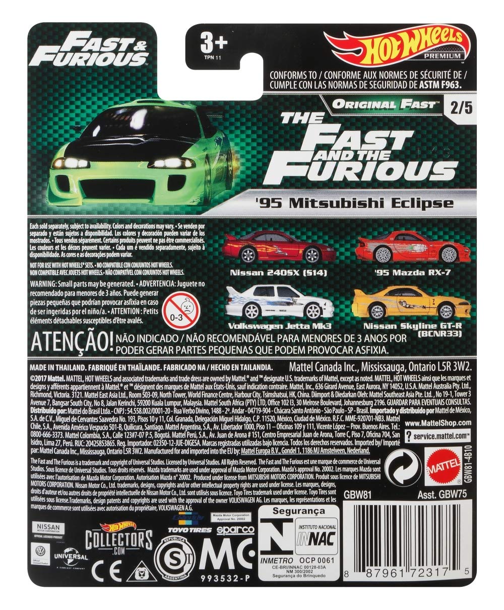 Hot Wheels Mitsubishi Eclipse Vehicle