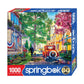 Springbok 4th of July Walk 1000 Piece Jigsaw Puzzle for Adults - Independence Day in the Neighborhood - Unique Cut Pieces - Made in USA