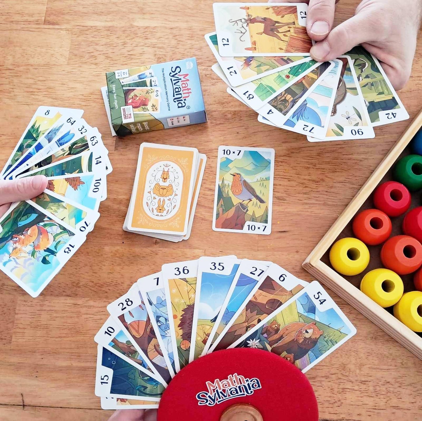 Homeschool Multiplication Memory Card Game - MathSylvania | Family Game Night Learning Game | Made in USA