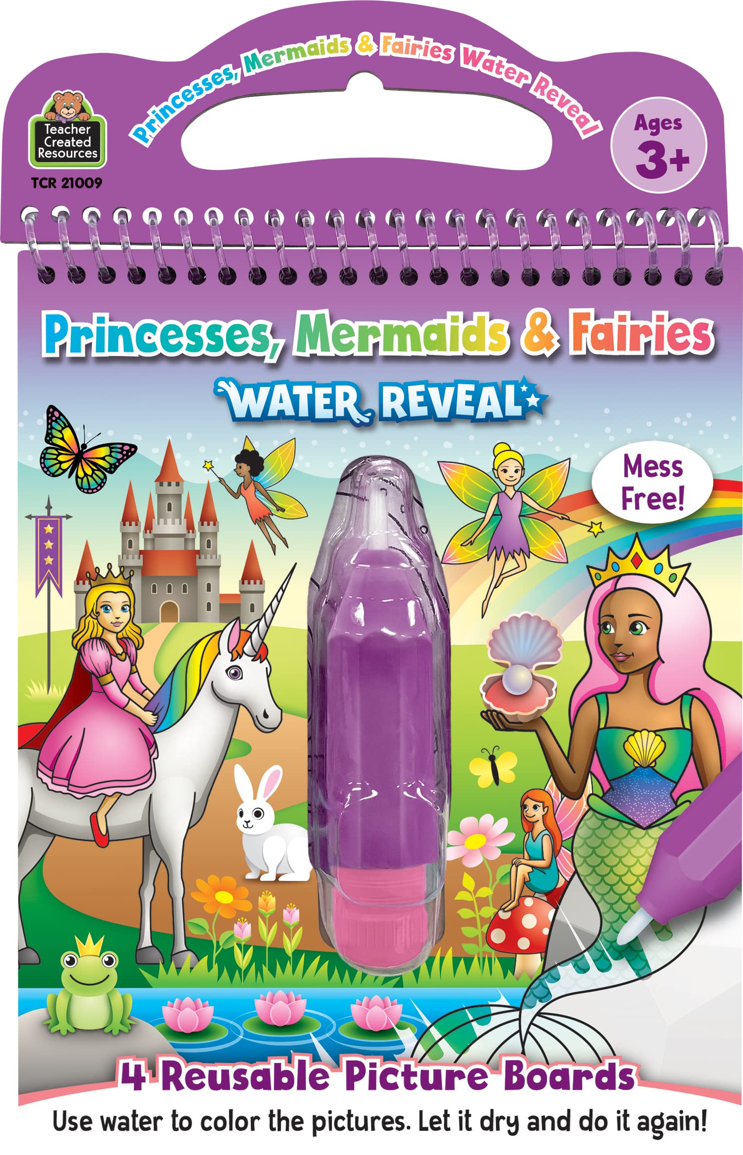 Teacher Created Resources Princesses, Mermaids & Fairies Water Reveal (TCR21009)