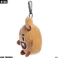 Aurora Lovable BT21 SHOOKY Clip-On Stuffed Doll - Collectible Fun - Delightful Cuteness - Brown 4 Inches