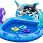 Bestway H2OGO! Polar Pals Kids Inflatable Water Play Center (53" x 51.5" x 28.5") | Outdoor Summer Pool Toy for Children Ages +2