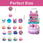 25pcs Cartoon G-B Birthday Decorations with 24pcs Cupcake Toppers, 1pcs Cake Topper for Birthday Party Supplies.