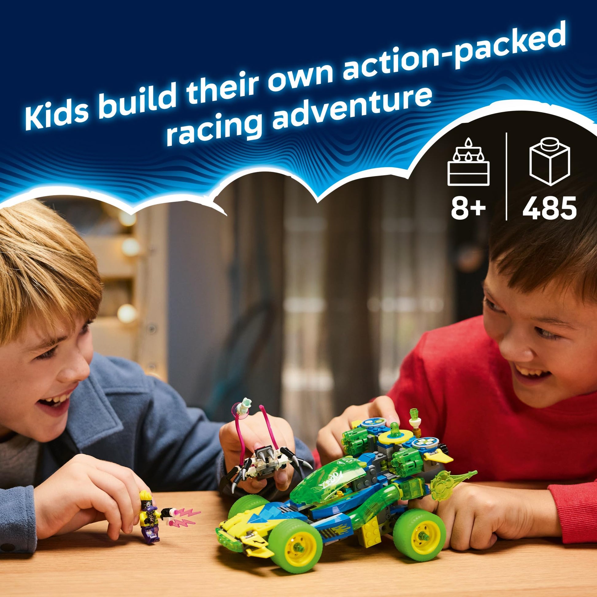 LEGO DREAMZzz Mateo and The Z-Blob Action Race Car Toy - Building Set for Kids, Boys and Girls, Ages 8+ - Fantasy Toy Car for Pretend Play - Gift Idea