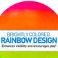 Franklin Sports 16" Rainbow Vibe Playground Ball
