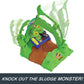 Hot Wheels Monster Trucks Arena Smashers Glow-in-The-Dark Gunkster Playset with 1 Glow-in-The-Dark 1:64 Scale Gunkster Toy Truck & 2 Crushable Cars
