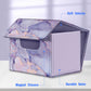 CaseBot Card Deck Box Compatible with MTG/TCG/CCG, Magnetic Game Card Case Large Size Fits Up 180+ Game Cards with PU Divider, Lilac Marble