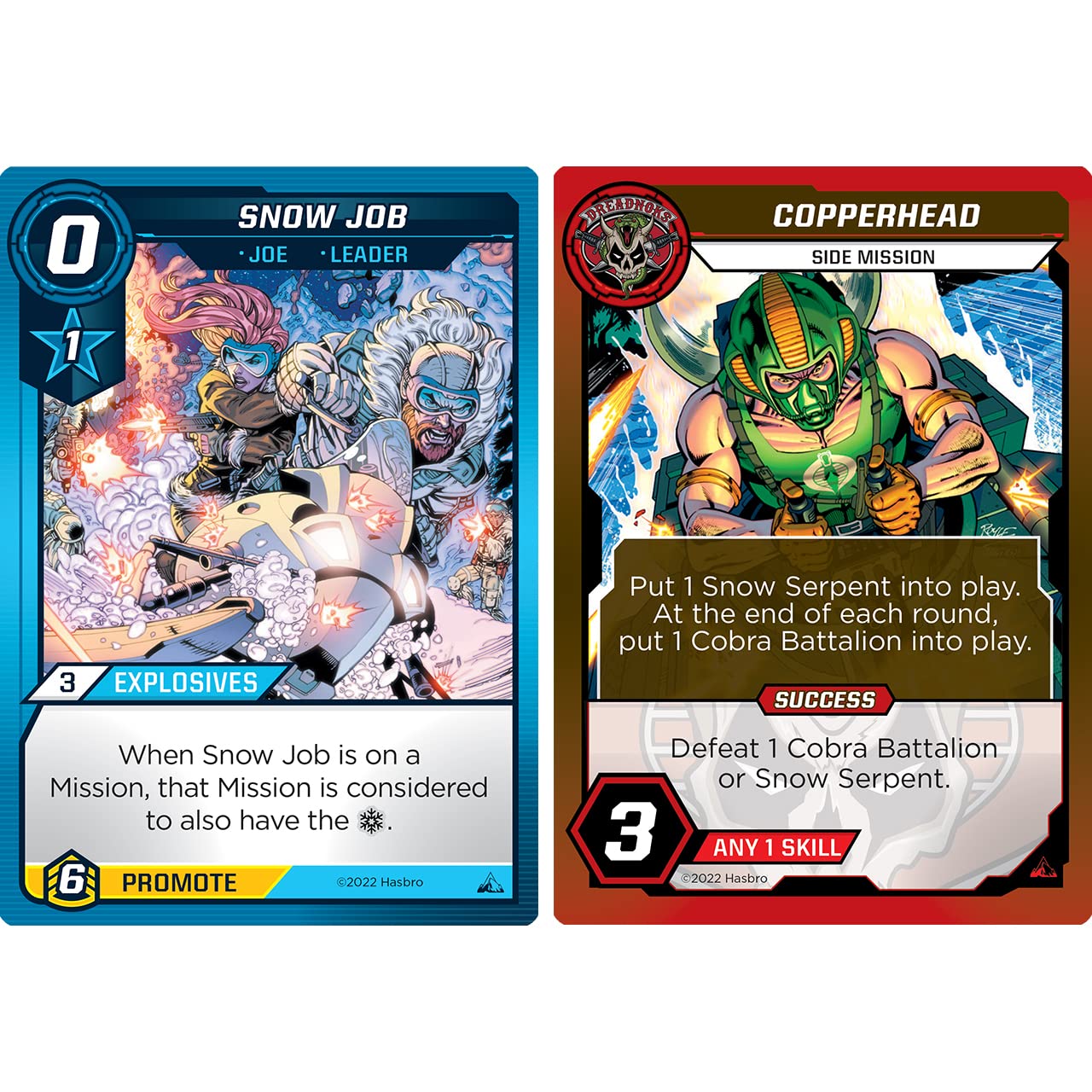 Renegade Game Studios G.I. Joe Deck-Building Game Coldsnap Expansion with 2 Story Missions