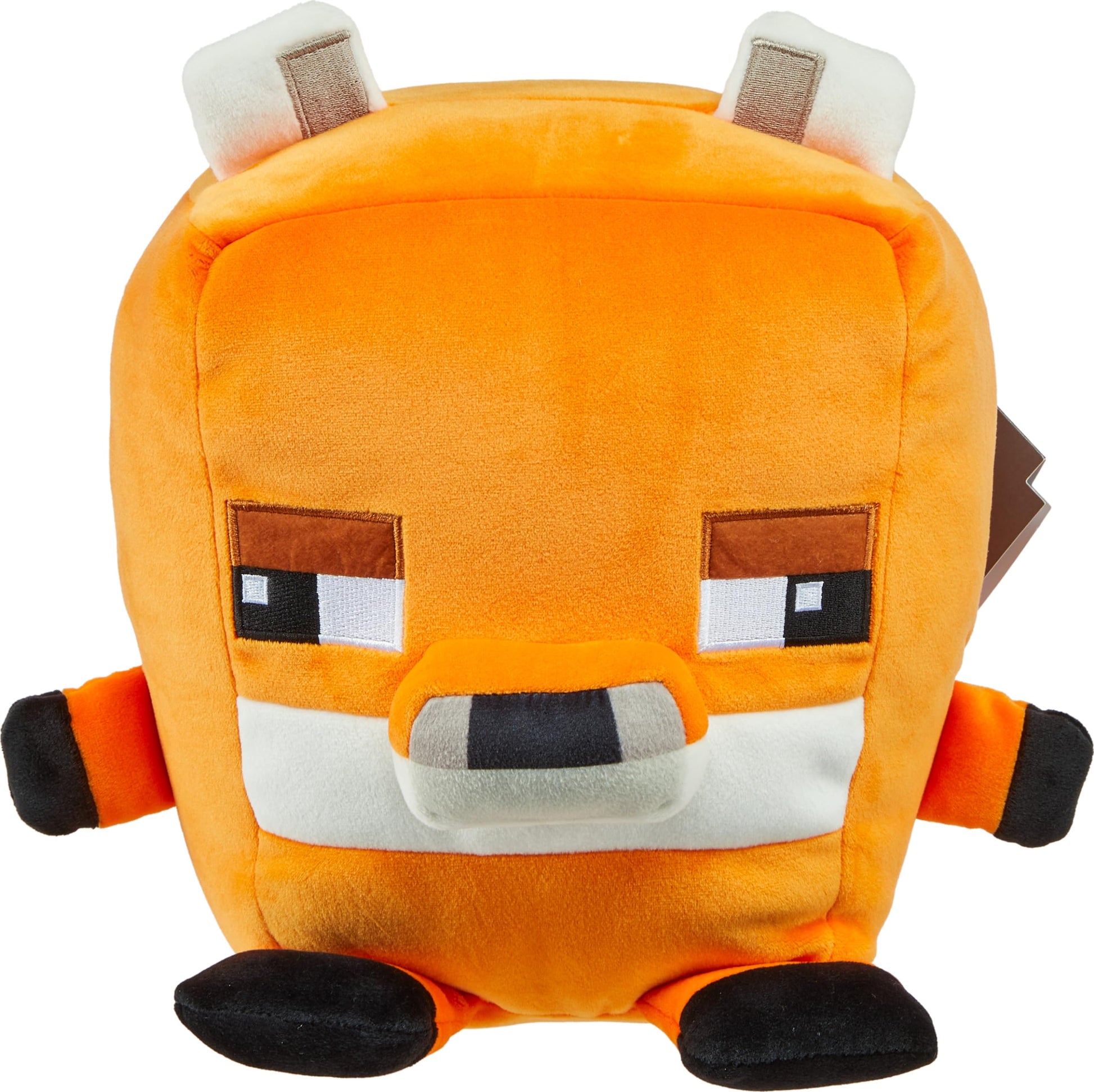 Mattel Minecraft Cuutopia Tamed Wolf Plush, 10-inch Soft Rounded Pillow Doll, Video Game-Inspired Collectible Toy