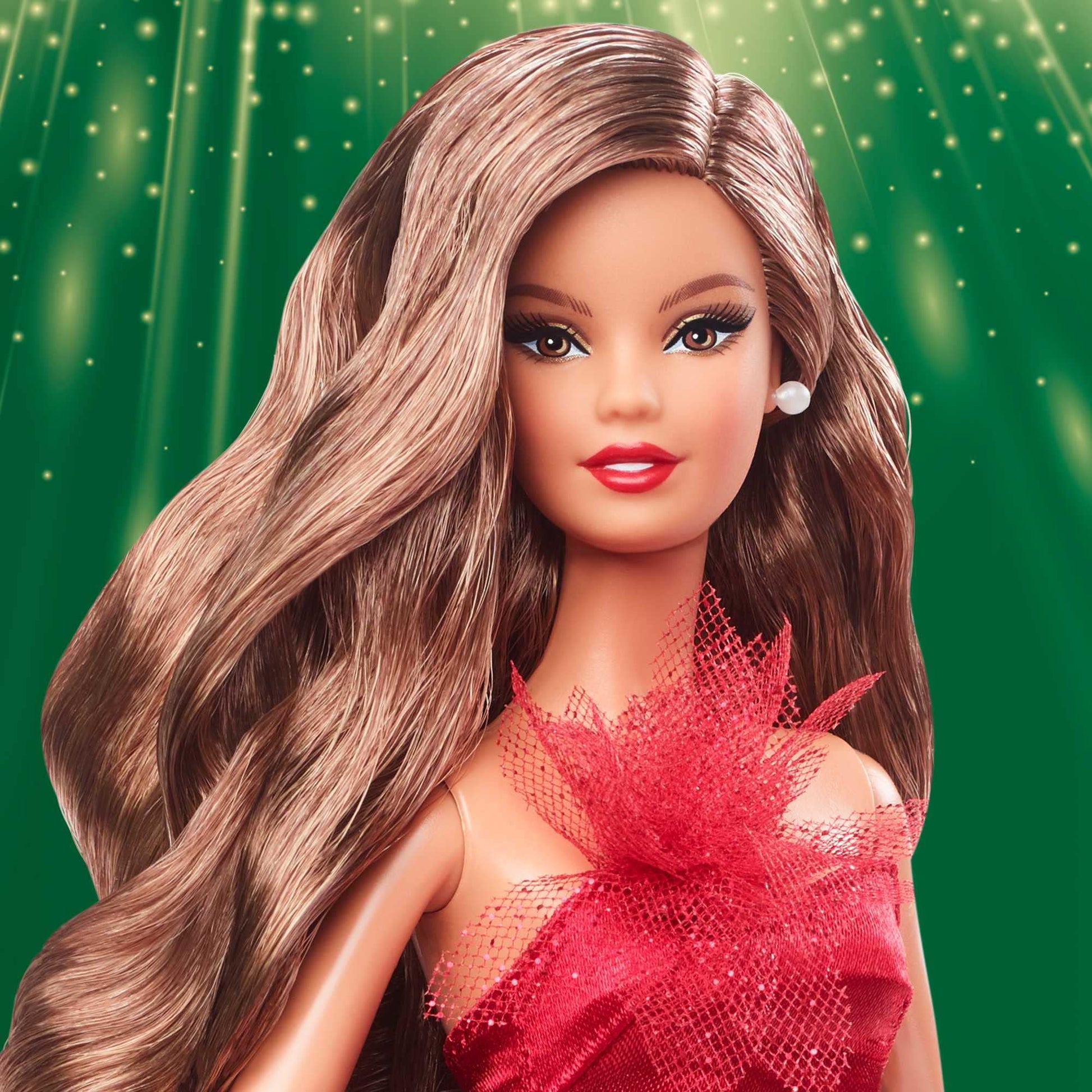 Barbie Merry Christmas Brown